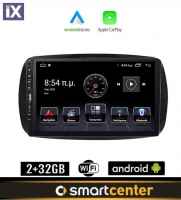 SMART 453 (μετά το 2016) Android οθόνη αυτοκίνητου 2GB με GPS WI-FI (ηχοσύστημα αφής 9