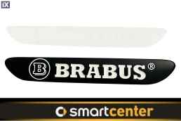 BRABUS αυτοκόλλητο Μεταλλικό ΜΑΥΡΟ